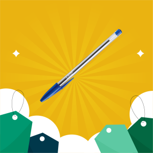 Lápiz Pasta BIC Azul