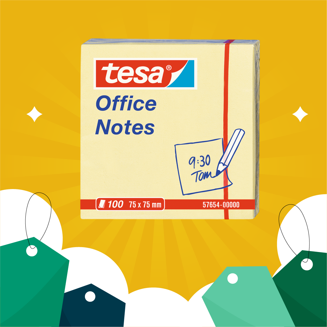 Nota adhesiva Tesa 75x75mm